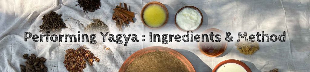 Performing Yagya - Ingredient -Surbhika.com