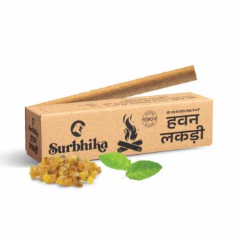 Havan Lakdi Dhoop Stick Bamboo Less Samidha for Havan made from COW DUNG by Surbhika.com