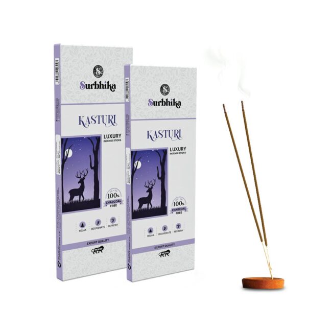 Kasturi Luxury Incense Sticks – Surbhika