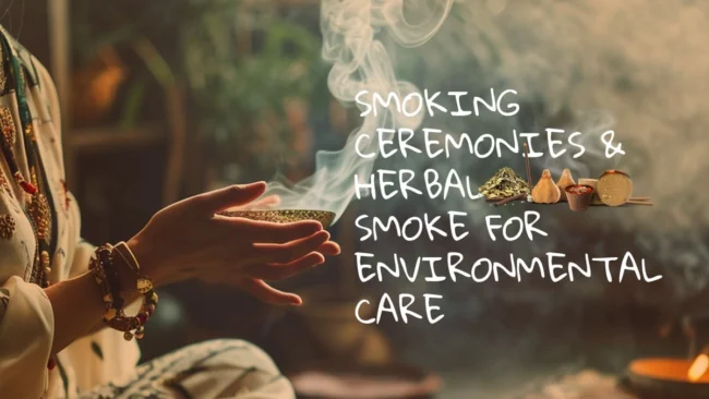 Smoking Ceremonies & Herbal Smoke for Environmental Care