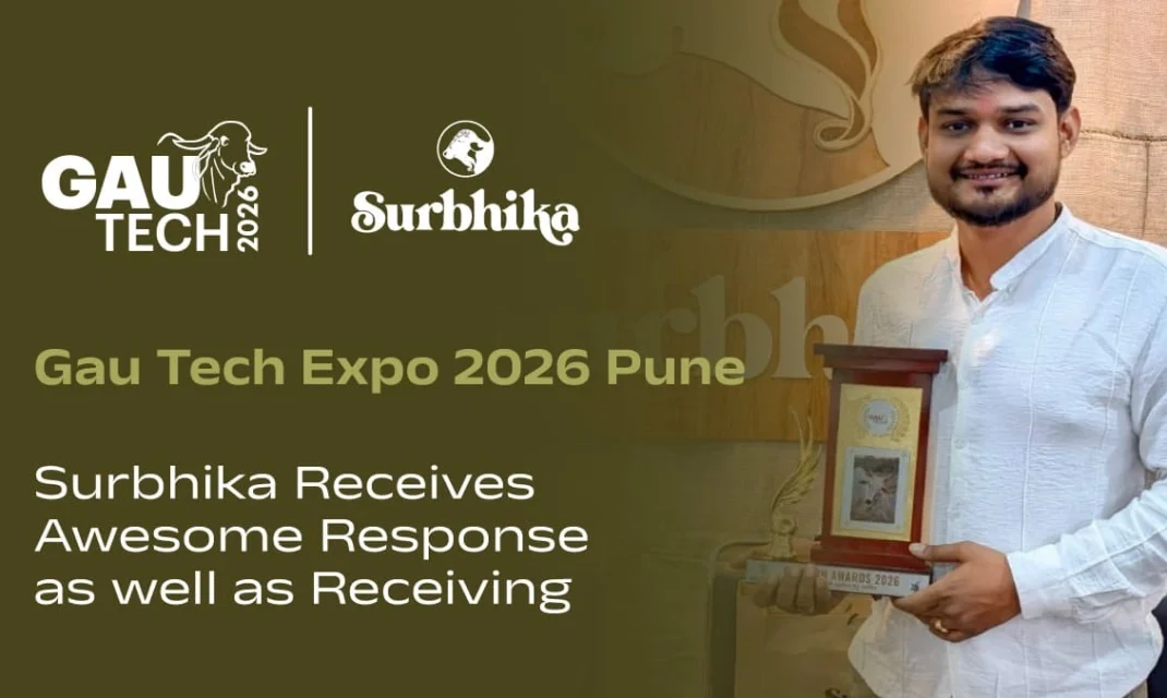 Surbhika Receives responce awards : Best Enterprenure for The Highest Selling of Panchgavya based Product Award at GauTech Expo Pune 2026