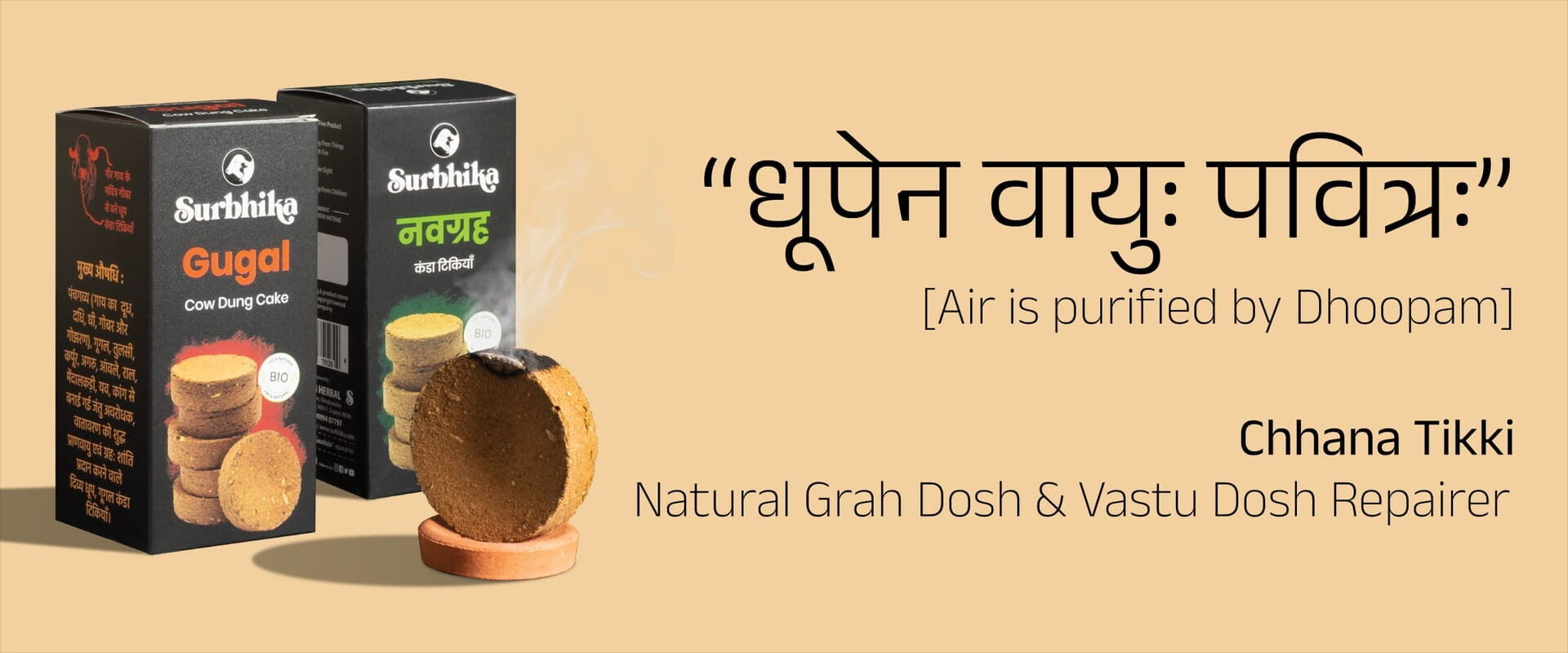 Remove Negative Energy & Uplift Air Quality - Chhana Tikki - Surbhika.com